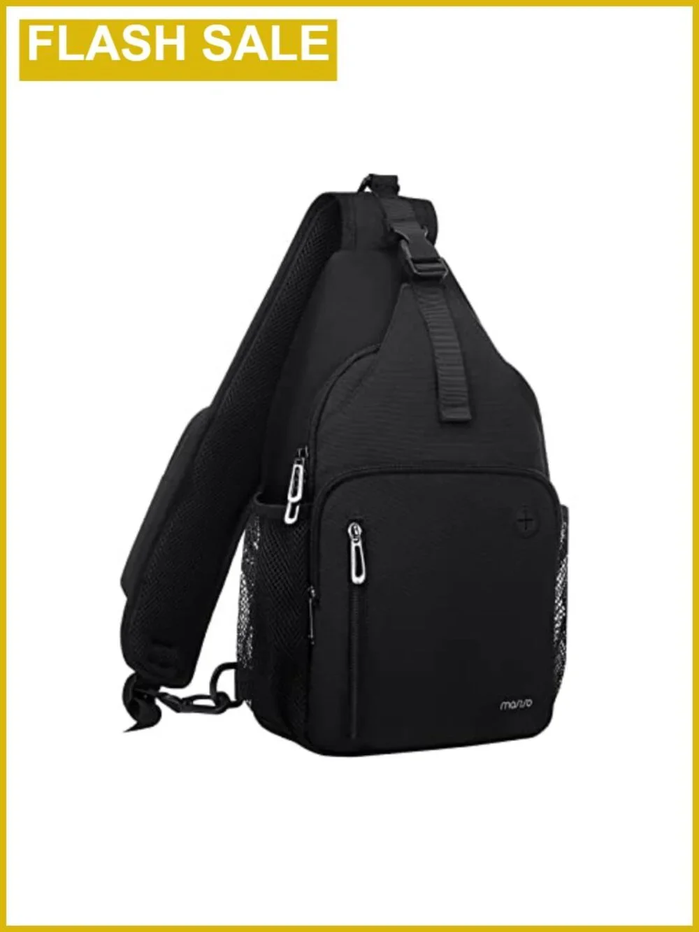 MOSISO Sling Backpack Crossbody Bag Travel Hiking Daypack with USB Port